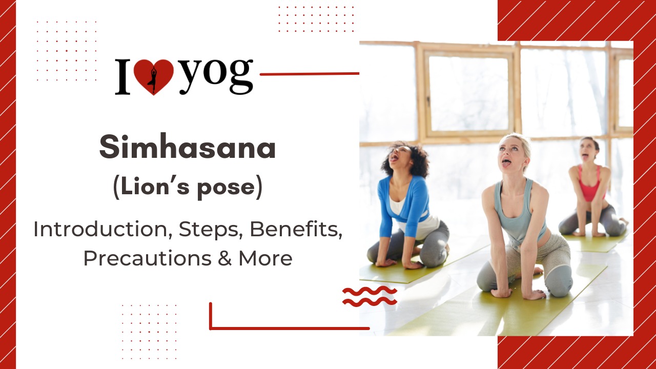 Lion’s pose(Simhasana) Introduction, Steps, Benefits, Precautions, Expert Tips & Alterations